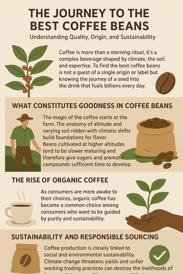 The Journey to the Best Coffee Beans: Understanding Quality, Origin, and Sustainability.